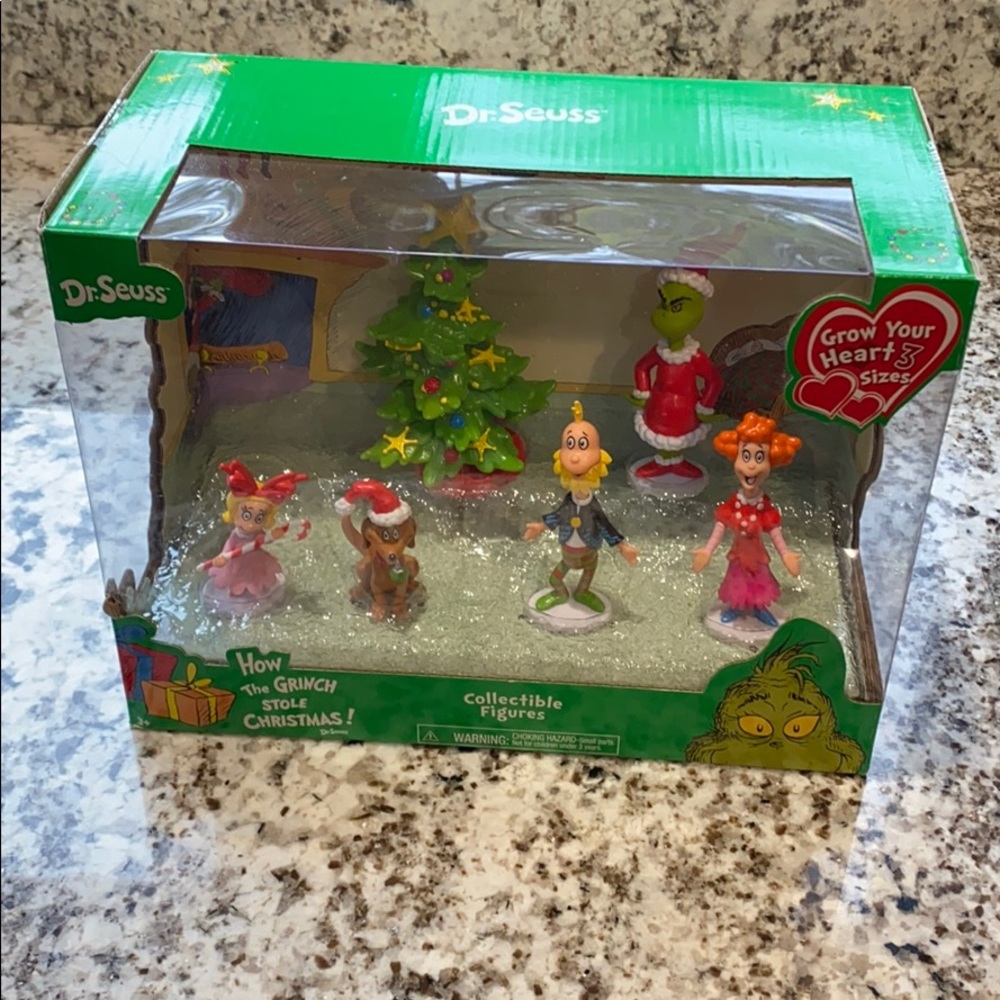 Dr. Seuss, Grinch Figurine Set